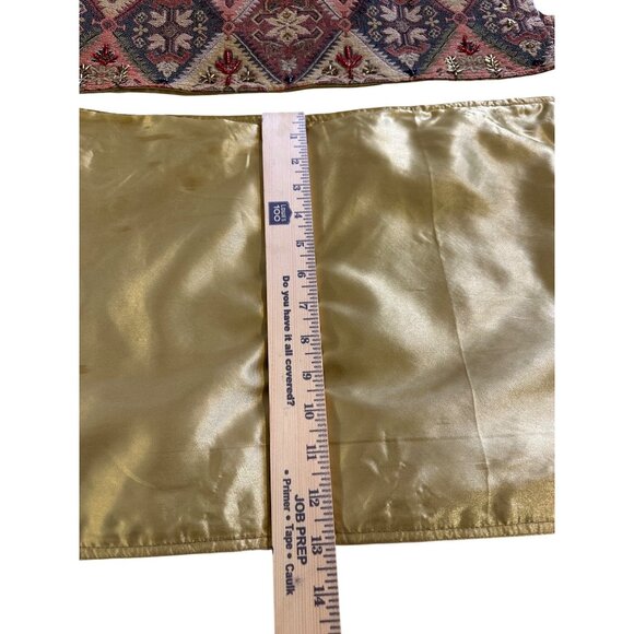 6 VTG Pier One Tapestry Moroccain Placemats Multicolor Beaded Bohemian Table Top - Picture 5 of 15